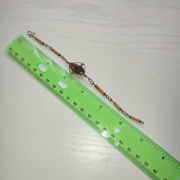 Teardrop Stone Vintage Bracelet Elegant Antique Style Classic Academia Small - Picture 4 of 7